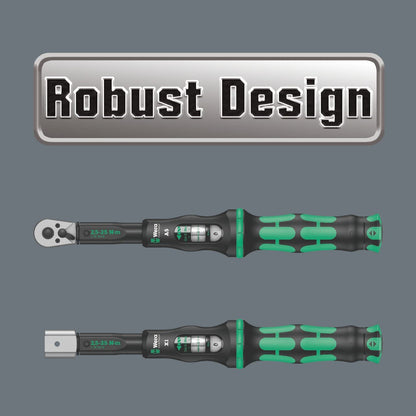 Wera 05075622001 Llave dinamométrica con carraca reversible Click-Torque C 3, 1/2", 40-200 NM