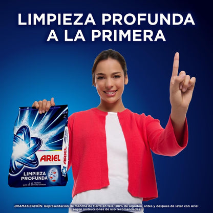 Ariel Limpieza Profunda Detergente en Polvo, Jabón en Polvo para Ropa 5.5kg