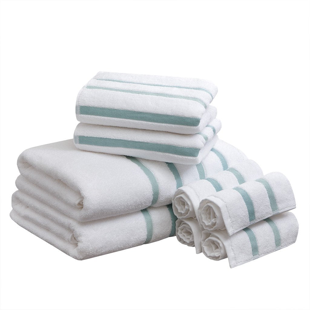 Comfort Spaces - Toallitas de baño para Ducha, Agua (Aqua), Assorted Sizes, 1, 1 - Multi-sizes - Aqua