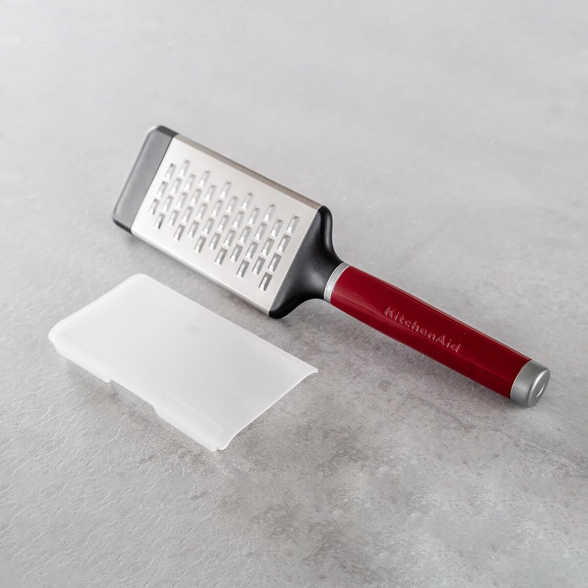 KitchenAid Rallador Mediano de Acero Inoxidable de Dos Vías para Queso, Chocolate, Verduras o Especias
