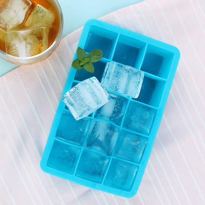 Webake Moldes Para Hielo Bandejas Para Cubitos de Hielo de Silicona Set de 3 para Whisky, Tequila, cócteles y bebidas refrescantes