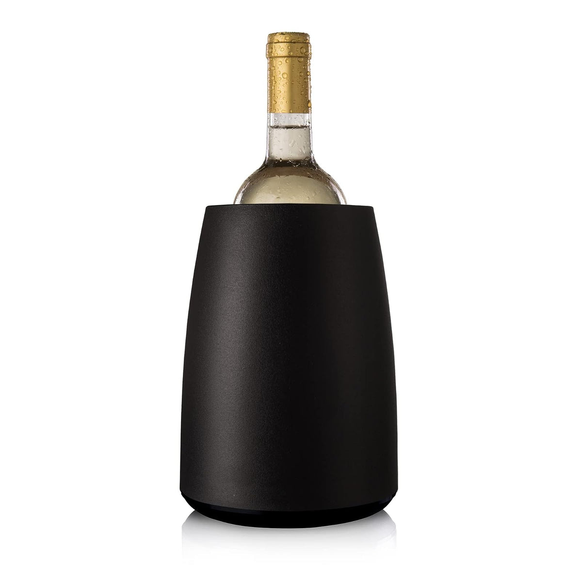 Vacu Vin Rapid Ice elegante enfriador de vino, color negro, Negro, Negro, 1