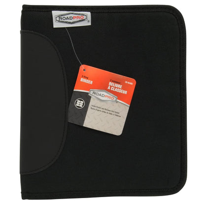 Roadpro LB-004BK Carpeta de troncos de 3 anillas, color negro
