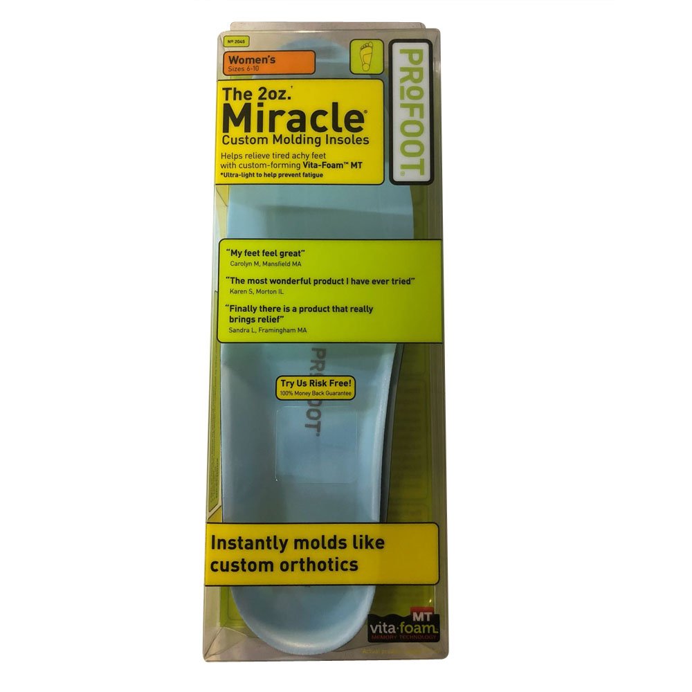 PROFOOT K717363 Plantilla Miracle Mujer, color, 1 count, pack of/paquete de 1