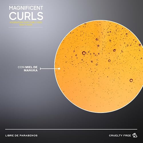 MARTHA DEBAYLE Shampoo MAGNIFICENT CURLS. Boost de hidratación para pelo chino y ondulado. Con miel de Manuka nutritiva. Sin parabenos y ftalatos. 450 ml