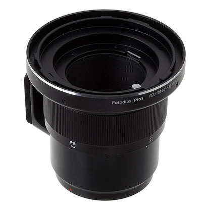Fotodiox - Adaptador de Montura de Lente Pro con Barril de Enfoque, para Lentes Mamiya RB67 y RZ67 a Adaptador de cámara sin Espejo Sony E-Mount (APS-C y Marco Completo como NEX-7, a5100, a7II)