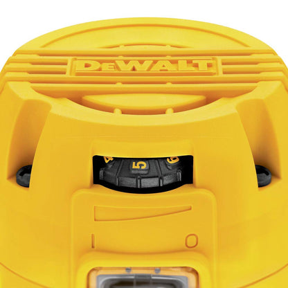 DEWALT Max DWP611 1.25 HP Fresadora Compacta de Velocidad Variable y Par de Torsión, 1.25 Hp con Luz LED