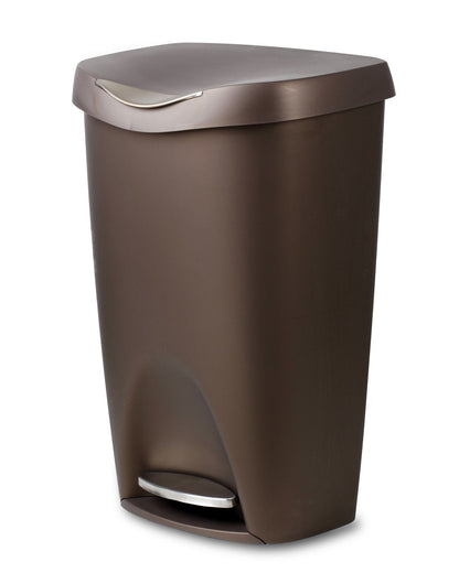 Umbra Brim Bote de basura con tapa (50L) - Bronce