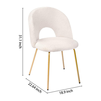 CangLong - Juego de 2 sillas de Comedor, Color Blanco
