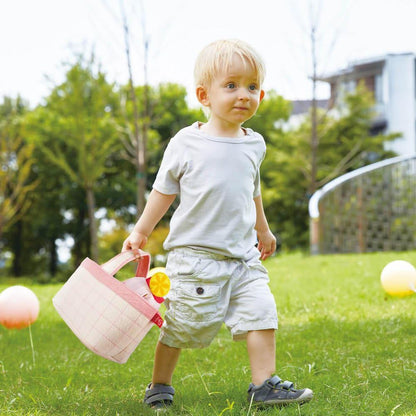 Juego de Picnic Hape| 12 Piezas de Juguete Suave para Interiores y Exteriores para niños pequeños, Color Rosa 12M+