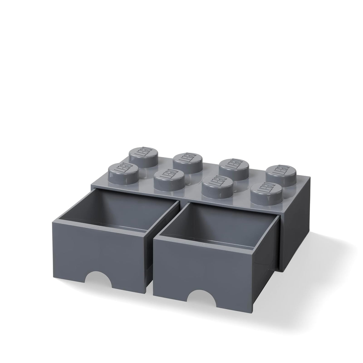 Room Copenhagen, Lego Cajón de Ladrillos – Almacenamiento y decoración apilables – Ladrillo 8, Gris Oscuro