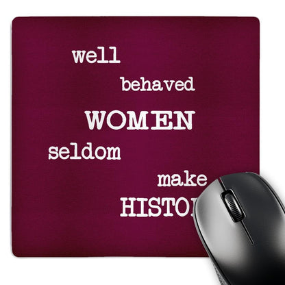 3dRose 8 x 8 x 0.25 Inches Well Behaved Women Mouse Pad (mp_16004_1)