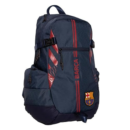 Ruz Mochila Deportiva | FC Barcelona | 100% Poliéster | Medidas 44 x 30 x 19 cm | Mochila Escolar Deportiva para niños con Compartimento Amplio, Bolsillos Laterales y Correas Acolchadas