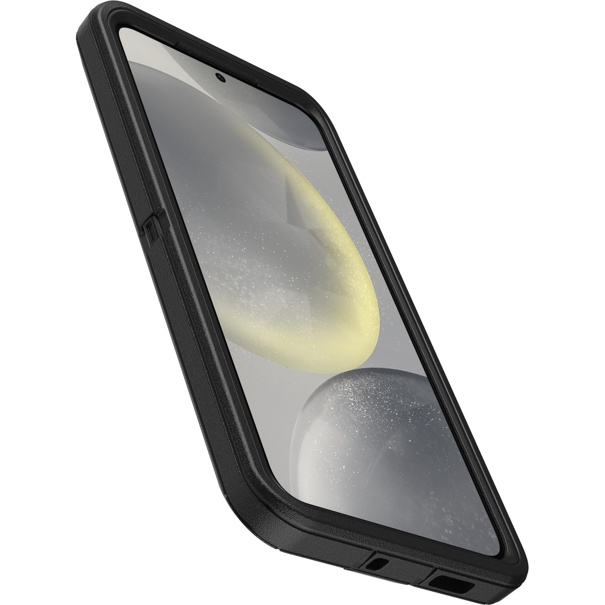 OtterBox Bleachers Defender Series Funda - Una Sola Unidad se envía en Bolsa de plástico, Ideal para Clientes de Negocios, Negro, Resistente y Duradero, con protección de Puerto, Incluye Soporte de