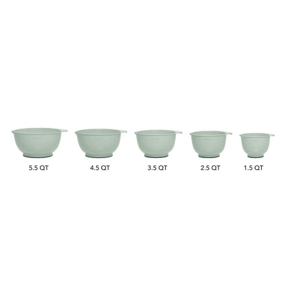 KitchenAid - Cuencos para mezclar, Pistacho, Set de 5, 1