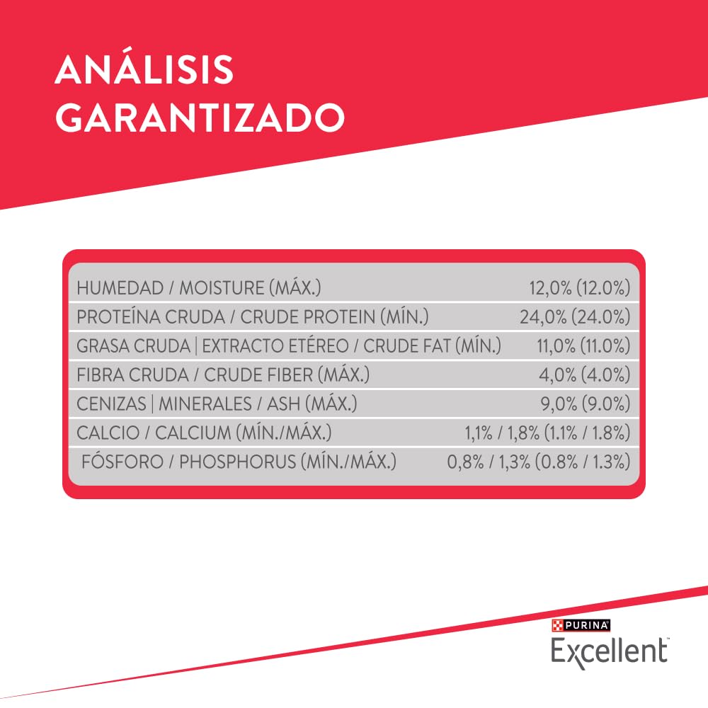 Purina Excellent Adultos Razas Pequeñas Sabor Pollo 7,5Kg