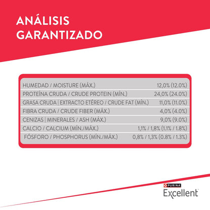 Purina Excellent Adultos Razas Pequeñas Sabor Pollo 7,5Kg