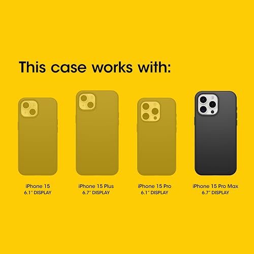 OtterBox Core Series - Funda para iPhone 15 Pro MAX, a Prueba de Golpes, a Prueba de caídas, Ultrafina, 3X Probada según estándar Militar, Color Blanco