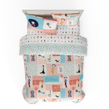 Franco Pokémon Juego de Ropa de Cama, 7 Piezas, Tamaño Matrimonial - 7 Piece Full Size - Coraline