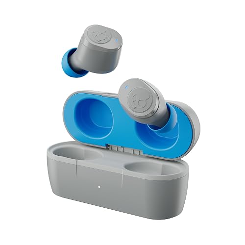 Audífonos Skullcandy Jib True 2 In-Ear Inalámbricos, 32 horas de Batería, Micrófono, Compatibles con iPhone, Android y Dispositivos Bluetooth, Gris Azul