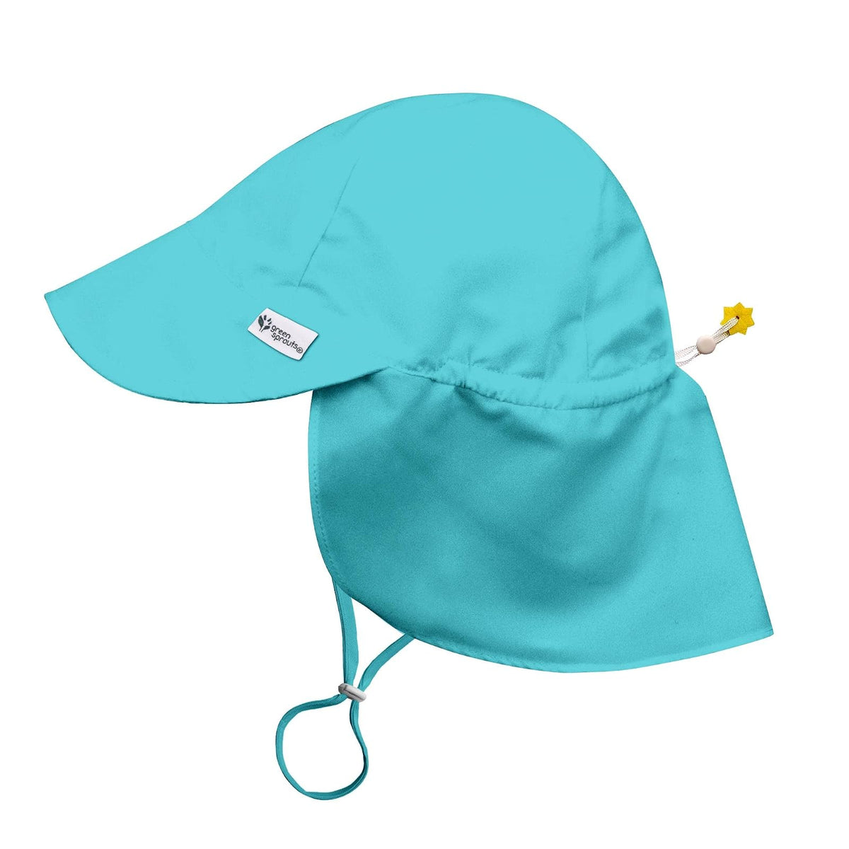 i play. by green sprouts Baby Sun Hat - 0-6 Meses - Aqua
