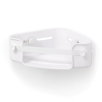 Umbra | Organizador de Ducha Esquinero Premium con Ventosas Gel-Lock, Sistema Patentado Antideslizante