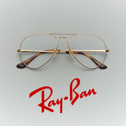 Ray-Ban Rx6489 Metal Aviator Prescription Eyeglass Frames