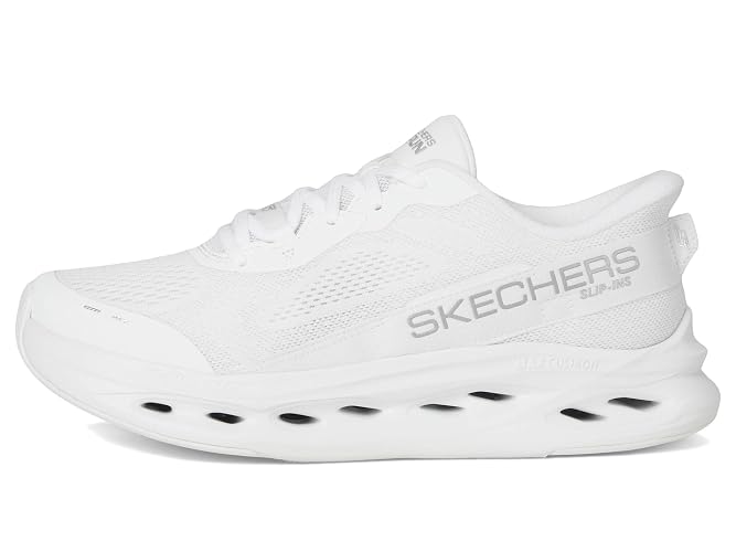 Skechers MAX Cushioning Glide-Step Caledonia Zapatillas para Mujer | Máxima amortiguación, slip-ins manos libres, plantilla Goga mate refrigerada por aire, entresuela Glide Step, goma Goodyear