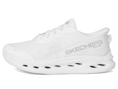 Skechers MAX Cushioning Glide-Step Caledonia Zapatillas para Mujer | Máxima amortiguación, slip-ins manos libres, plantilla Goga mate refrigerada por aire, entresuela Glide Step, goma Goodyear
