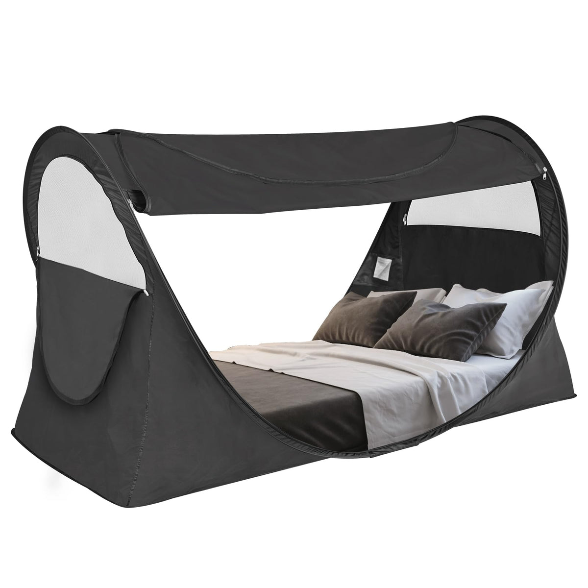 Alvantor - Tienda de campaña - Negro - 139.7An x 195.6Al cm (1 Paneles)