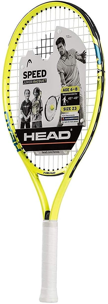HEAD Speed Kids Raqueta de Tenis para Principiantes - Embalaje última intervensión de frustración - 23" - Amarillo