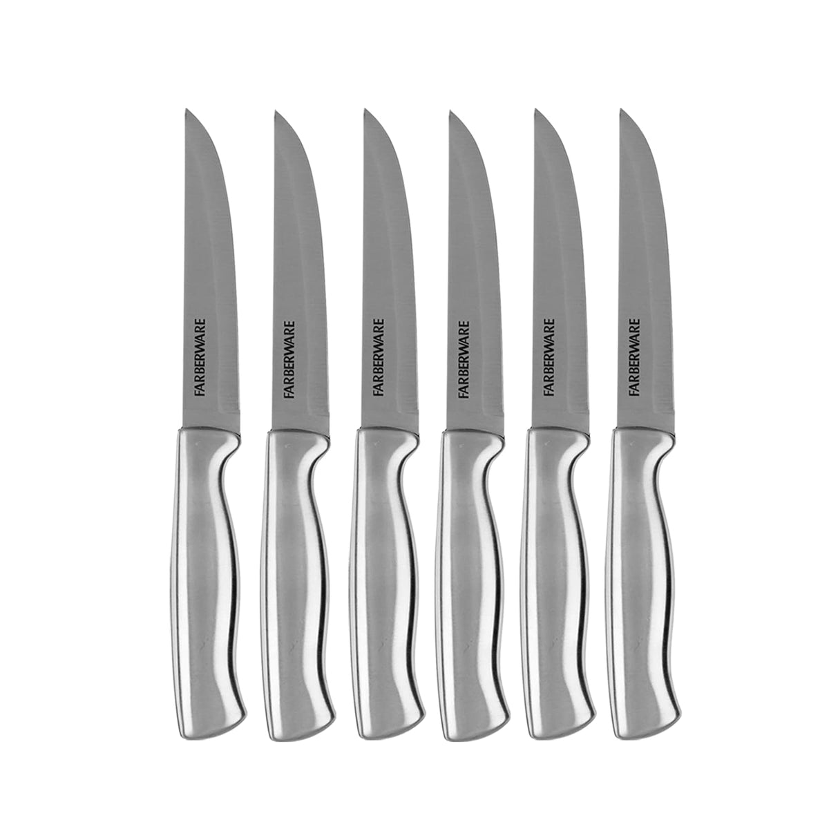 Bloque de Cuchillos y Auxiliares de 15 Piezas con base de Madera FARBERWARE Color Negro