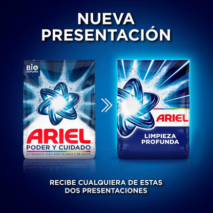 Ariel Limpieza Profunda Detergente en Polvo, Jabón en Polvo para Ropa 5.5kg
