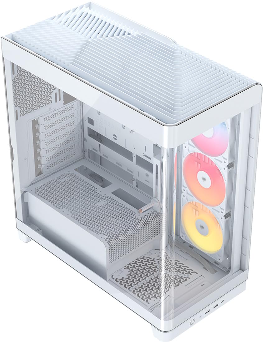 Corsair Frame 4500X RS-R ARGB Gabinete Semitorre con Panel de Cristal - Blanco