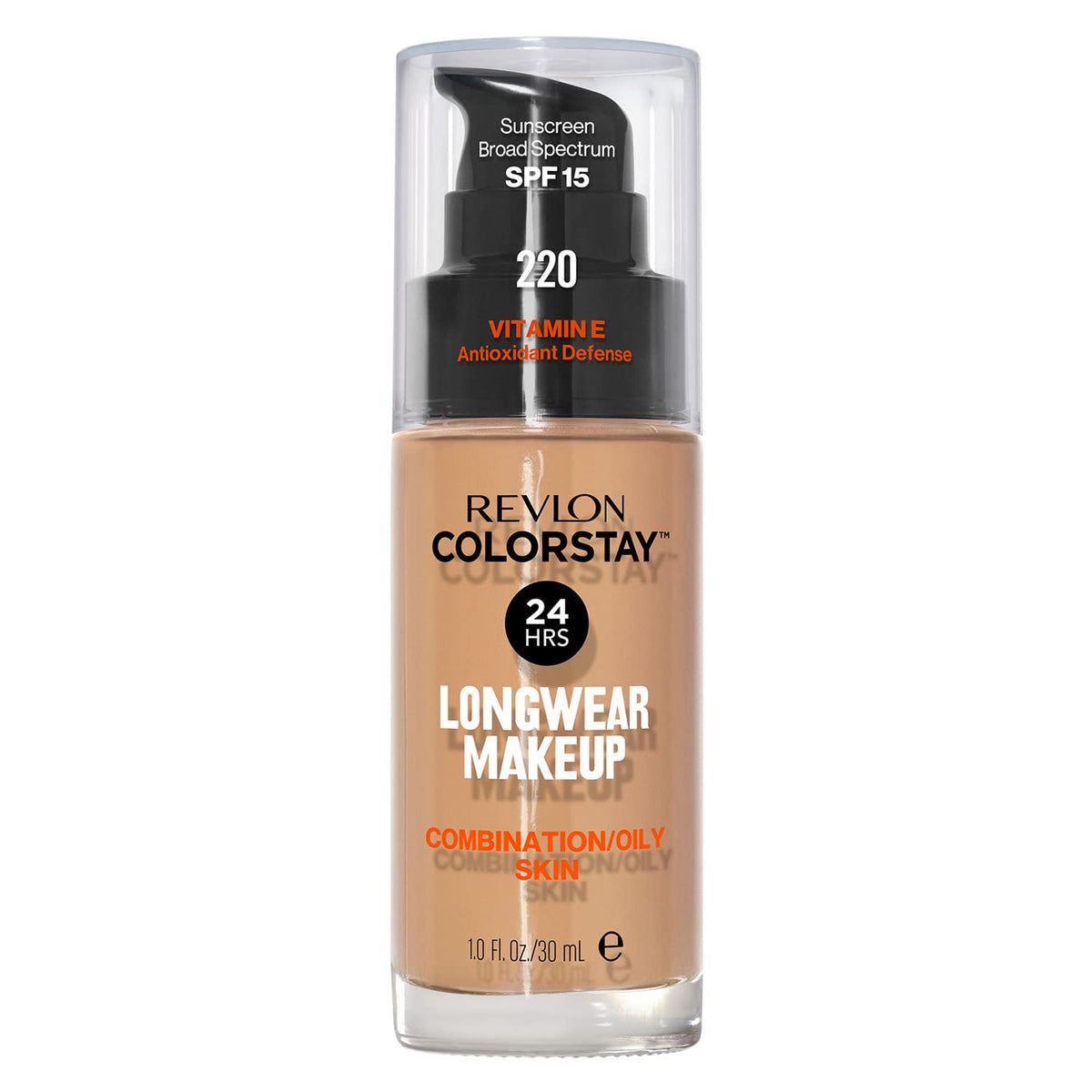 Revlon ColorStay Base de Maquillaje Larga Duración Cutis Mixto/Graso 30 ml - 30 ml (Paquete de 1) - Natural Beige