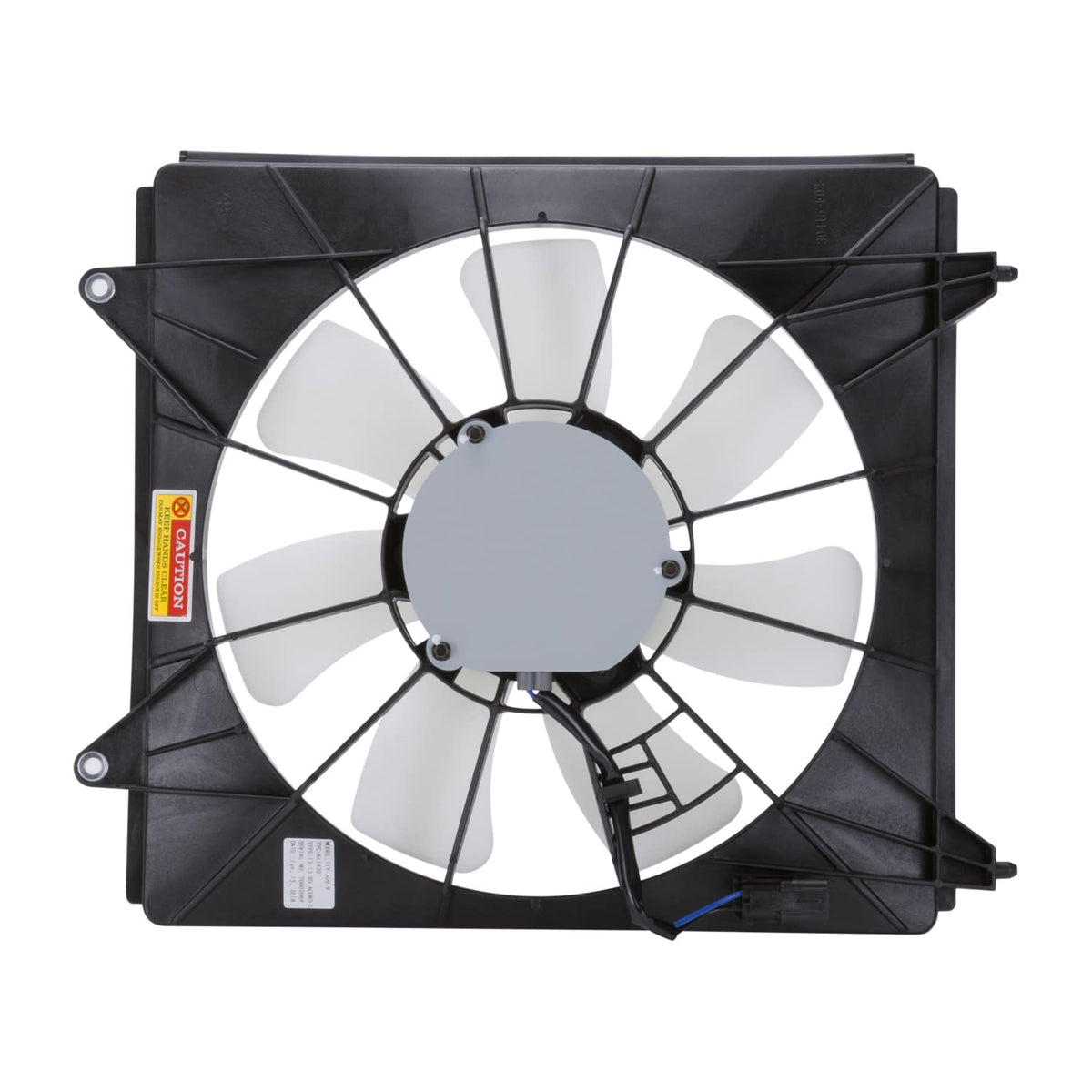 TYC Conjunto de Ventilador de Enfriamiento para Honda Accord 2013-2017, Negro, 611420