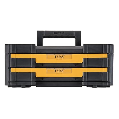 DEWALT Caja Organizadora de Herramientas TSTAK de 2 Cajones DWST17804