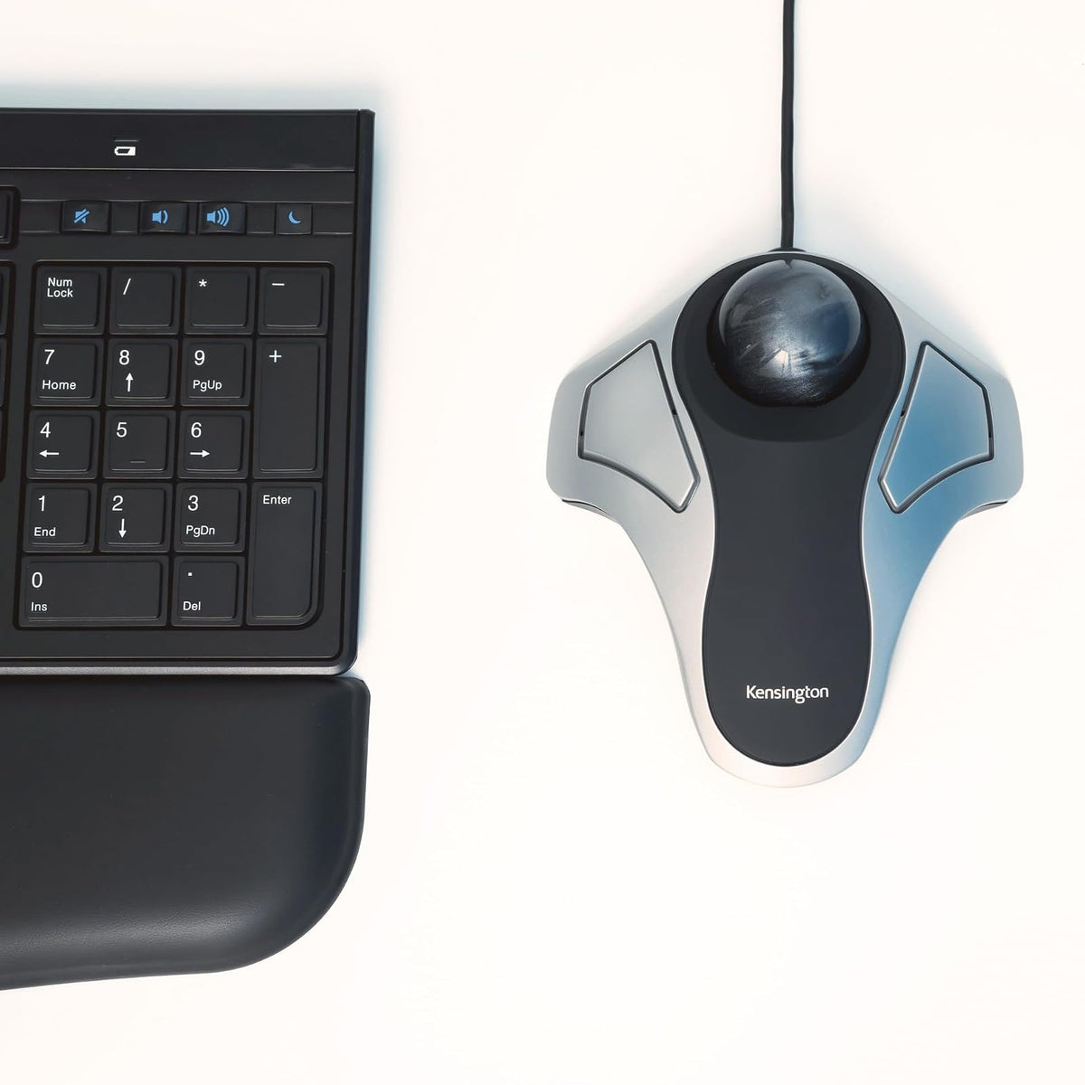 Kensington Orbit® Optical Trackball ratone USB+PS/2 Óptico - Ratón (Óptico, USB+PS/2)