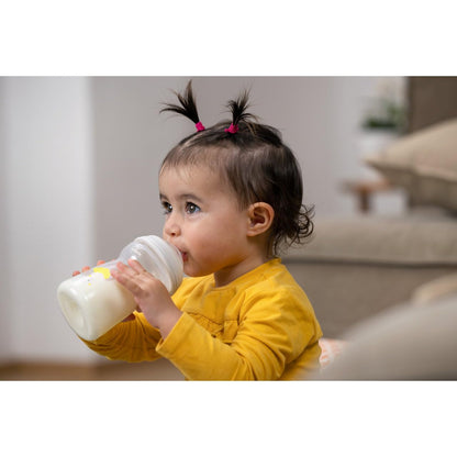 CHICCO, Biberón Natural Feeling, Color Blanco, 330 ml