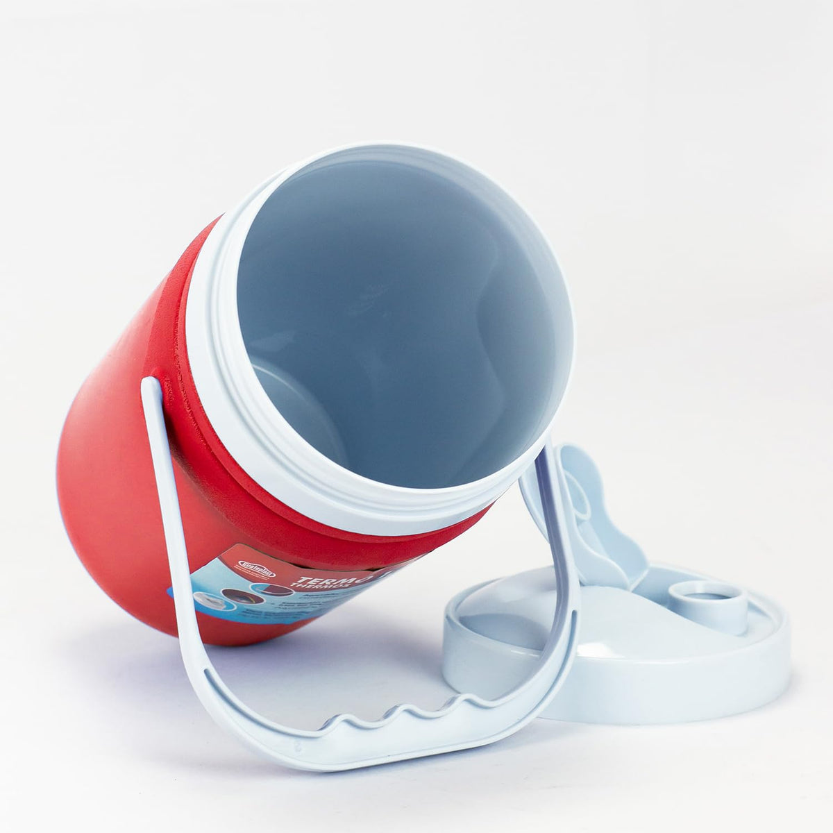 Guateplast Termo de Bebidas 1.5 L | Rojo, aislante de poliuretano, mantiene fríos o calientes, sin BPA