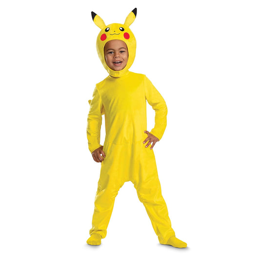 Disguise Pikachu Costume Romper, Official Pokemon Toddler Outfit and Headpiece Disfraz Infantil