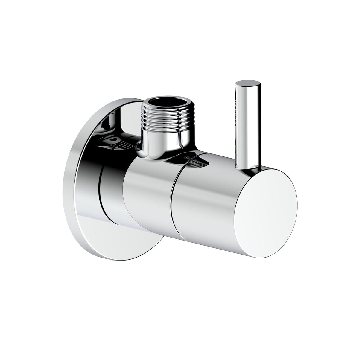 LLAVE UNIVERSAL DE CONTROL ANGULAR 1/2 A 1/2 DE PULGADA EN CROMO PULIDO