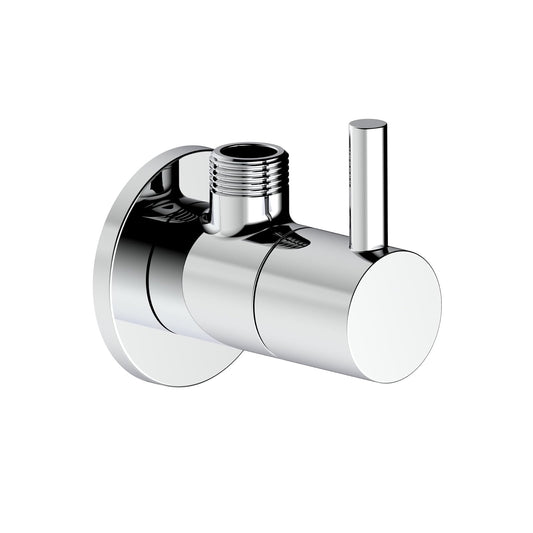 LLAVE UNIVERSAL DE CONTROL ANGULAR 1/2 A 1/2 DE PULGADA EN CROMO PULIDO