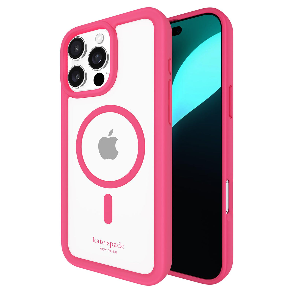 Kate Spade New York Funda para iPhone 16 Pro Max, Compatible con MagSafe - Pom Pom Pink