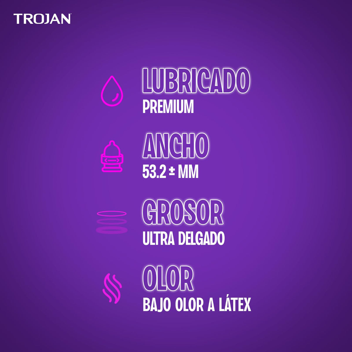 Trojan Condones Piel Desnuda Puntos de Placer Caja con 9 piezas. | Con Puntos Texturizados y Elevados, Lubricados para Mayor Estimulación. Con Látex de Primera Calidad.