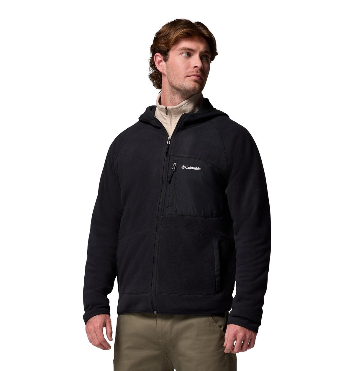 Columbia Fast Trek Overlay Hooded Full Zip Chaqueta de forro polar Hombre