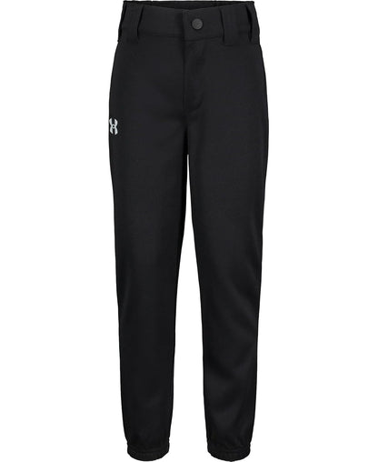 Under Armour Pantalón de Béisbol Loose Fit para Niño - Negro y aluminio - 7