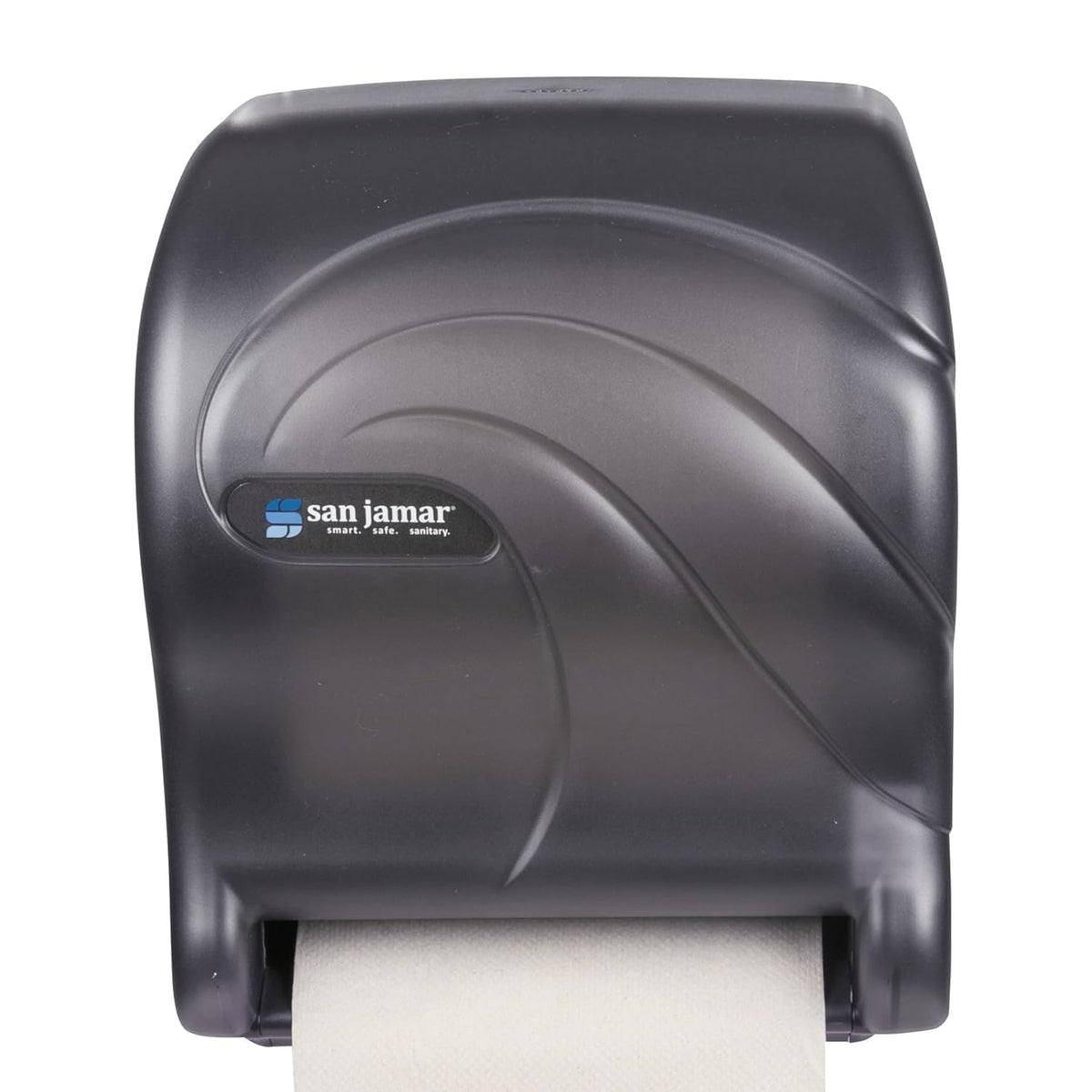 San Jamar Tear-N-Dry Essence - Dispensador automático de Toallas de Papel para baño, cocinas y restaurantes, plástico, 10 x 14.75 x 12.25 Pulgadas, Color Negro