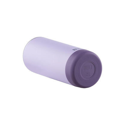 BUILT - Taza cascada de 20 onzas con asa, tapa deslizante, acero inoxidable, vaso caliente o frío, lavanda salvaje