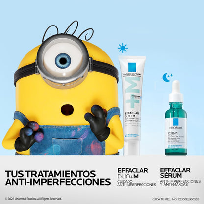 La Roche-Posay Effaclar DUO +M Crema Hidratante Anti-imperfecciones, 40 ml | Para piel grasa o con tendencia acnéica, fórmula con niacinamida y phylobioma, anti-marcas e hidratación por hasta 24 horas
